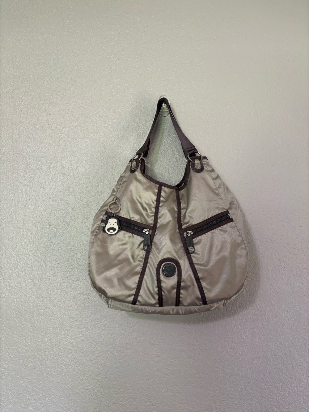 Kipling Small Tote Bag in Silver